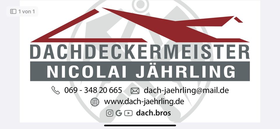 Büromitarbeiter gesucht im Dachdeckerbetrieb, Bürokraft in Frankfurt am Main