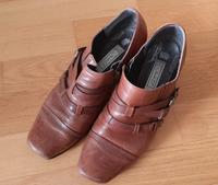 braune Leder Stiefeletten von Janet D in 40 München - Sendling Vorschau