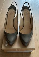 Christian Louboutin - O My Sling - Taupe - Größe 39,5 Hadern - Blumenau Vorschau