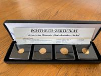 Münzsatz "Bank deutscher Länder" 1949 - vergoldet - aus Sammlung Bayern - Baldham Vorschau