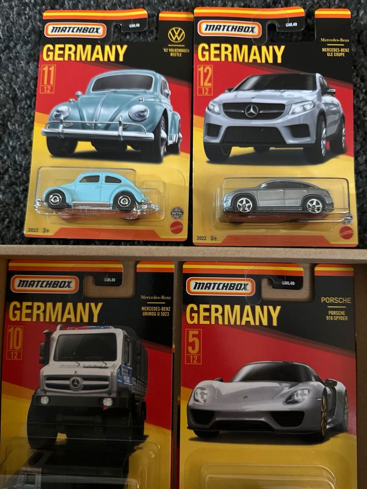 Matchbox Best of Germany 2022 Set 12/12 voll in Leipzig