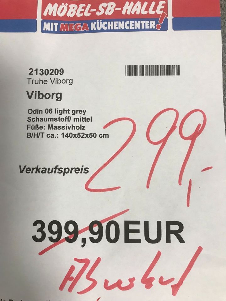 Bank, Polsterbank, Truhe statt 399,-€* in Reichenbach (Vogtland)