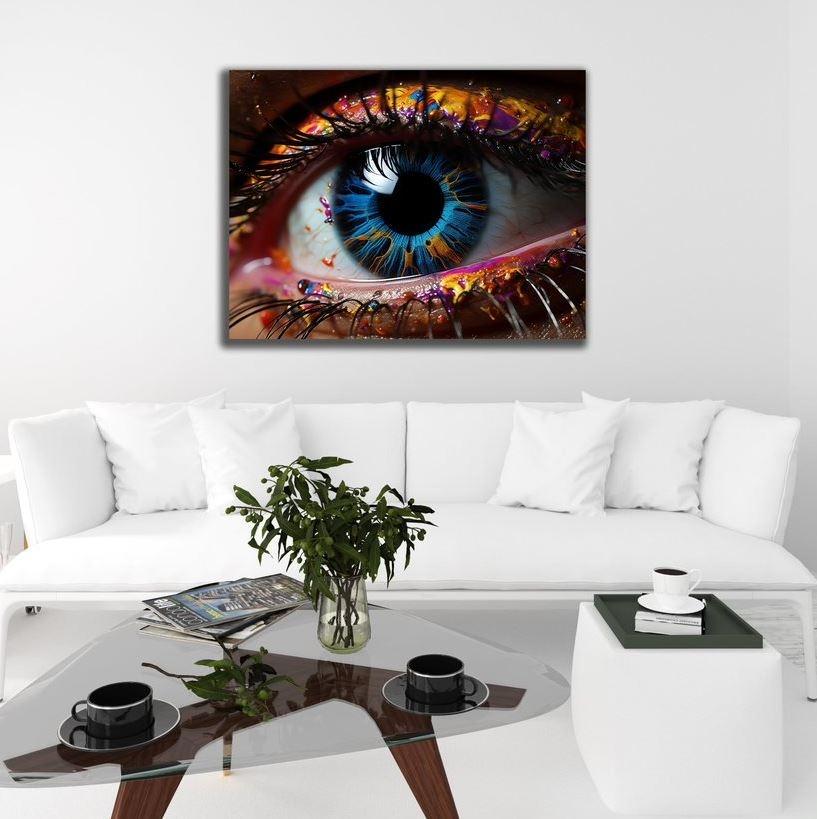 Wandbild auf Toilette 30x40cm HDF Wandbehang Dekoration Bild in Birkenfeld