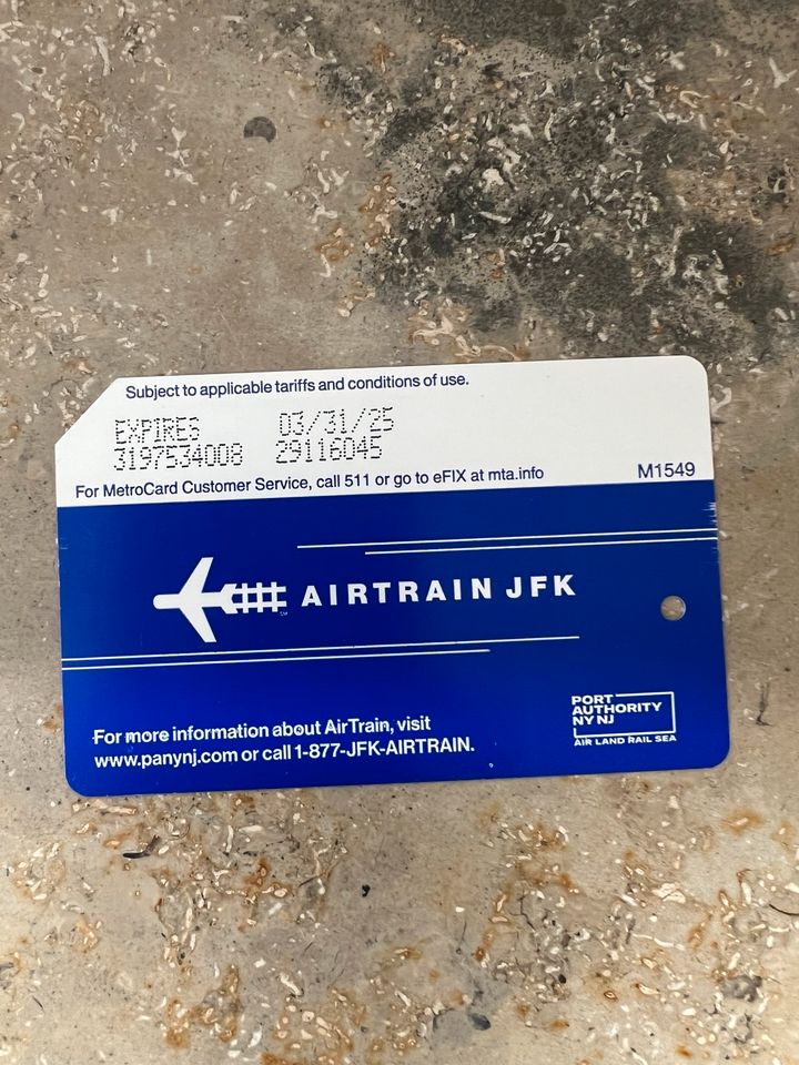 Ticket (10er Karte) für Airtrain New York in Willich