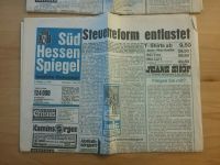 Historische Zeitung Süd Hessen Spiegel Darstädter Wochenspiegel Baden-Württemberg - Sinsheim Vorschau