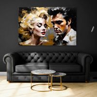 Marilyn Monroe Elvis Presley Wandbild, Acrylglas, Poster Leinwand Stuttgart - Stuttgart-Ost Vorschau