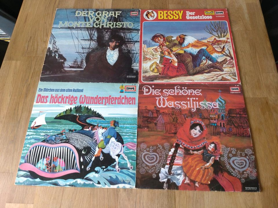 Europa Hörspiele Vinyl Schallplatten LP Abenteuer Detektiv Horror in Straubing