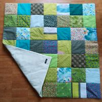 NEU Patchwork Decke wattiert grün Handarbeit, Krabbeldecke Baden-Württemberg - Gaggenau Vorschau