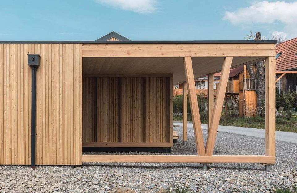 Holzbau, Carport, Gartenhaus, Garage, Windfang, Überdachung, Anbau, Ausbau, Gestaltung Montage Ausführung in Sontheim