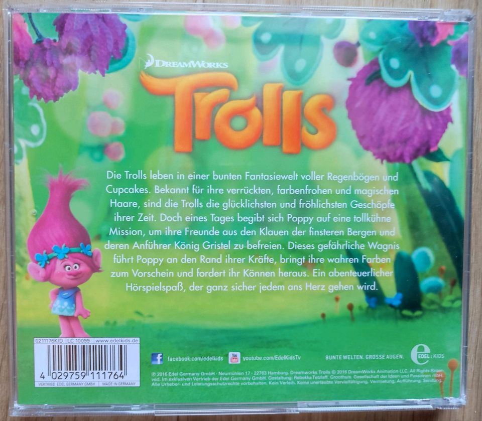 CD, Trolls, finde dein Glück, das Original Hörspiel zum Kinofilm in Weida