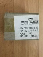Schüco Dichtscheibe DIN ZG  Abm. 12x5,7x1mm Art.-Nr. 244396 Nordrhein-Westfalen - Oberhausen Vorschau