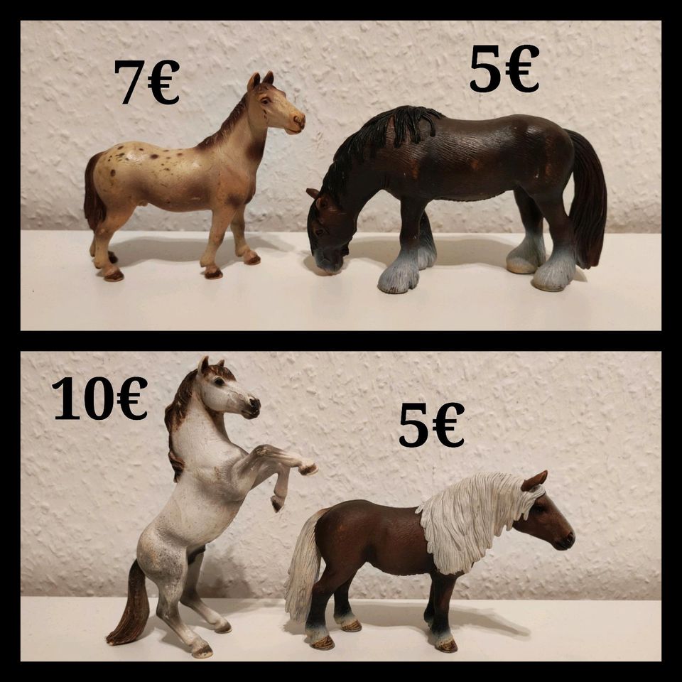 ❤️ Schleich - Pferde, Raritäten, Hengst, Stute, Shetland, stehend in Berlin