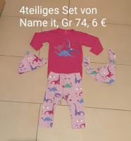 4 teiliges Set von Name it Gr 74 Dinos pink flieder Bochum - Bochum-Südwest Vorschau