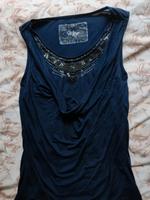 Top Mexx blau Gr 36 mit Applikation Schleswig-Holstein - Bad Segeberg Vorschau