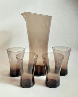 Vintage Rauchglas Saft-Set Löffelhardt Glaswerke Zwiesel 60er Nordrhein-Westfalen - Lengerich Vorschau