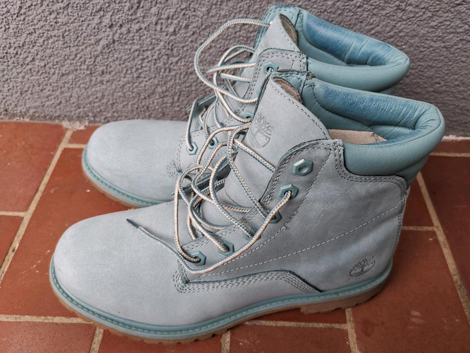 Timberland NEU 40 Waterville Leder Graublau waterproof Stiefel in Buxtehude