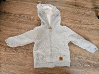 Kuschelige Babyjacke mit Teddyohren, ca Gr 74 Niedersachsen - Nordenham Vorschau