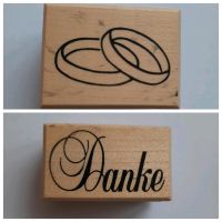 2 Holzstempel/ Ringe +Danke Bayern - Hösbach Vorschau