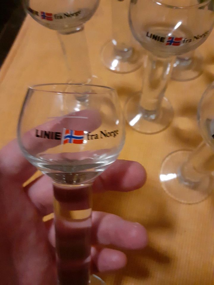 LINIE fra Norge Eierlikör Gläser Set, 2cl in Dresden