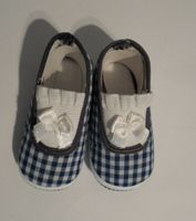 Babyschuhe Babygeschenk Gr. 16 blau-weiss kariert NEU Hessen - Rödermark Vorschau