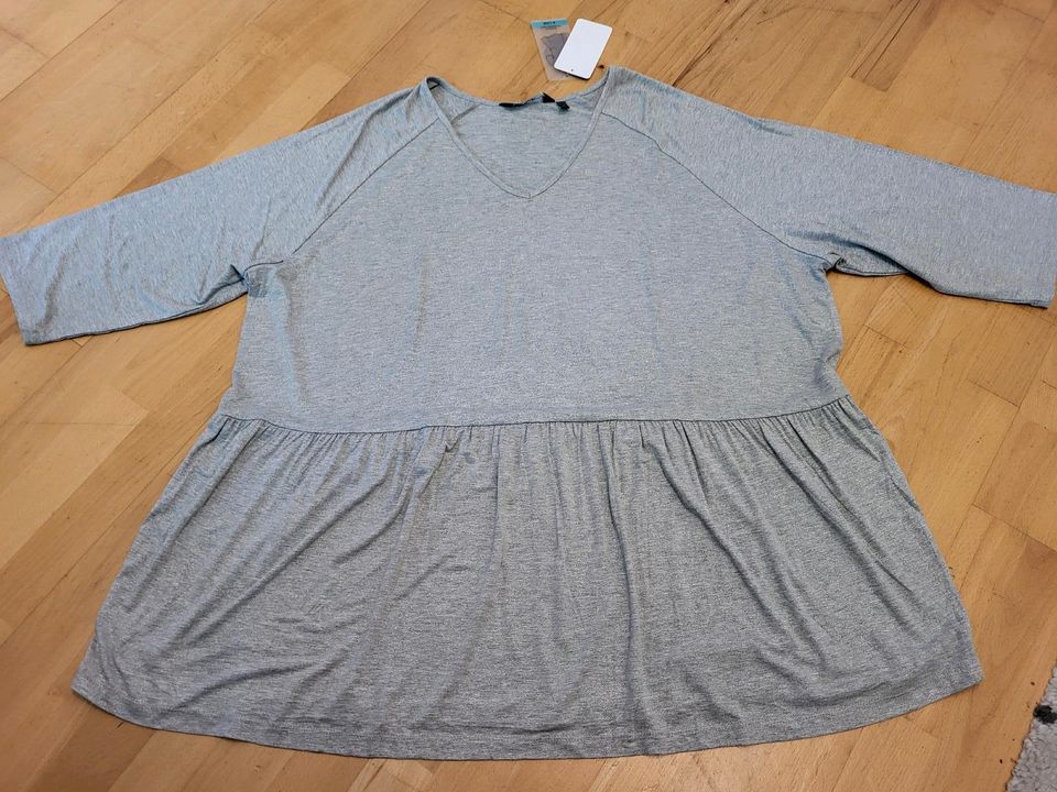 *NEU* ULLA POPKEN T-Shirt 54 56 Glitzer grau Tunika in Kiel