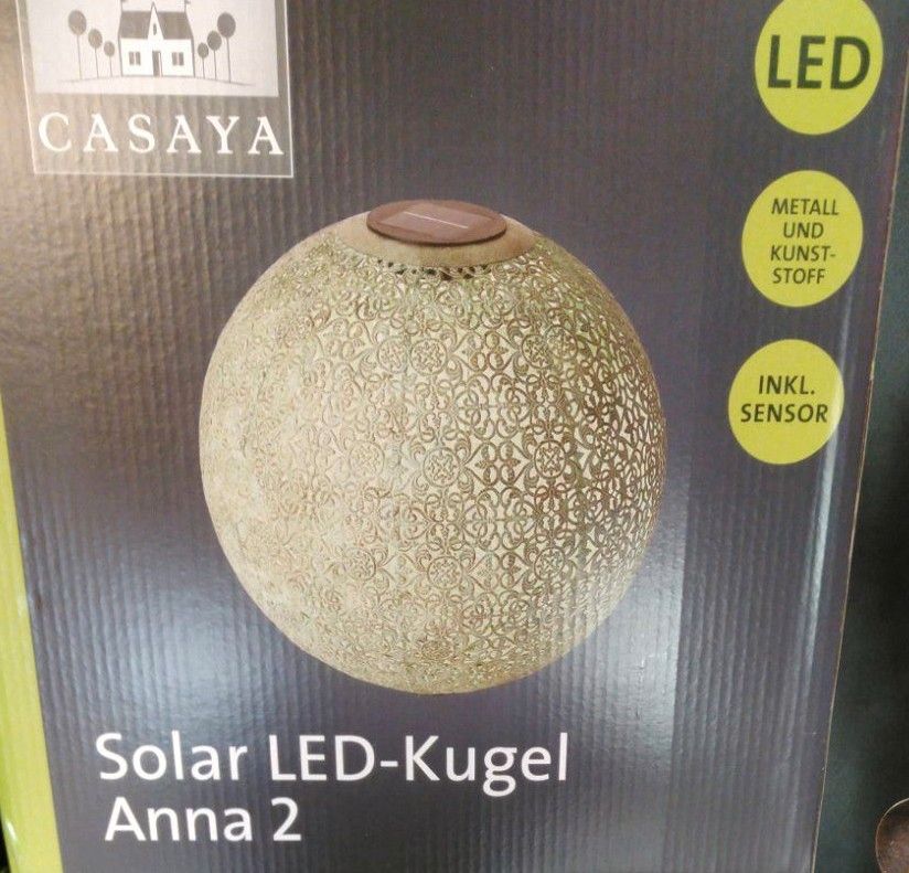 Solar LED-Kugel Anna 2, Beleuchtung, Gartendeko, neu in Kr. München - Haar  | eBay Kleinanzeigen ist jetzt Kleinanzeigen