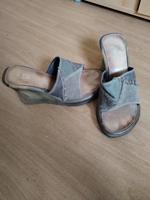 Damen Schuhe Görtz17 hohe Sandalen braun Keilabsatz Sachsen-Anhalt - Magdeburg Vorschau