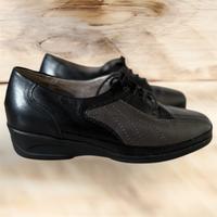 Waldläufer Halbschuhe Damen Schnürschuh fest Schuh WeitK Leder 39 Niedersachsen - Heidenau Vorschau