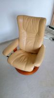 Original Stressless Sessel Leder gelb Wandsbek - Hamburg Marienthal Vorschau