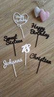 Neu, cake topper Kuchenstecker personalisiert Geburtstag Geschenk Niedersachsen - Lamspringe Vorschau