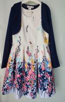 Kleid Sommerkleid Drehkleid mit Bolero ** Gr. 122-134 ** Blumen Bayern - Oberthulba Vorschau