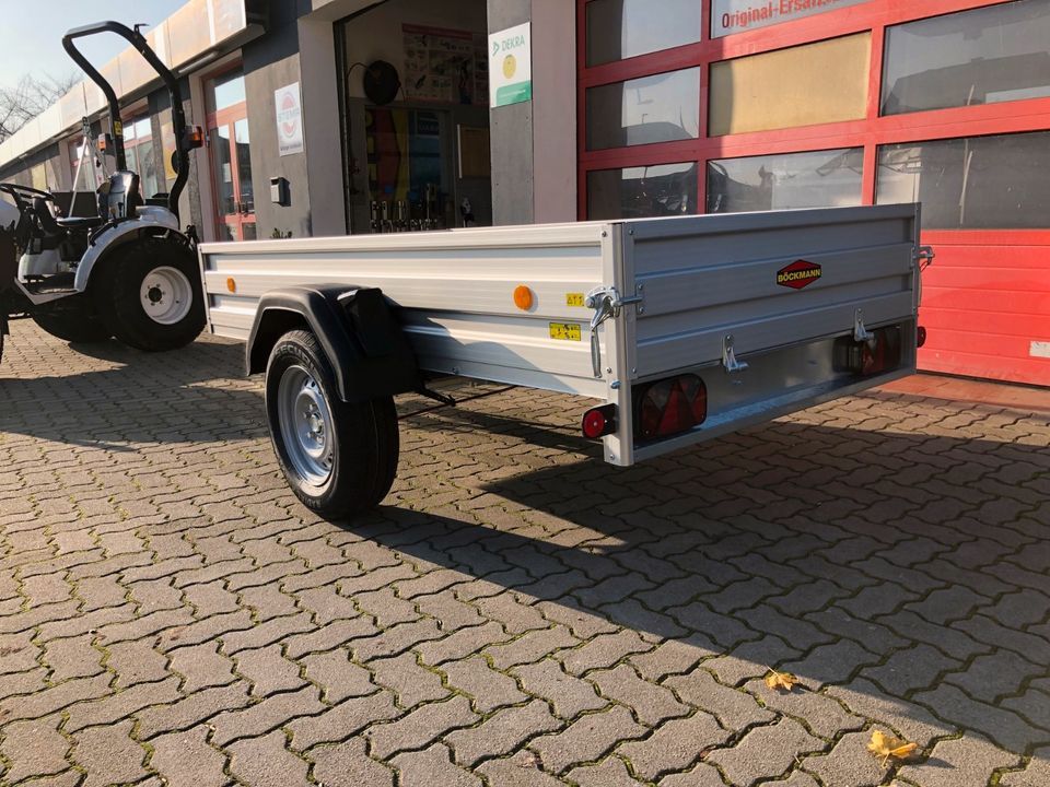 Böckmann Tieflader Alu PKW Anhänger 1350 kg 2,5 x 1,3 m in Lutherstadt Wittenberg