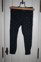 H&M Leggins Treggins Punkte Gr. 104 dunkelblau Glitzer Slim Harburg - Hamburg Heimfeld Vorschau