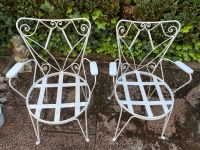 2 Gartenstühle vintage Metall mit Armlehne Rheinland-Pfalz - Nassau Vorschau