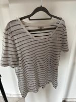 T-Shirt edc schwarz/weiß/lila gestreift Größe L Hessen - Elz Vorschau