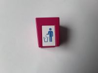 Playmobil Figur Papierkorb Mülleimer Abfalleimer pink magenta Süd - Niederrad Vorschau