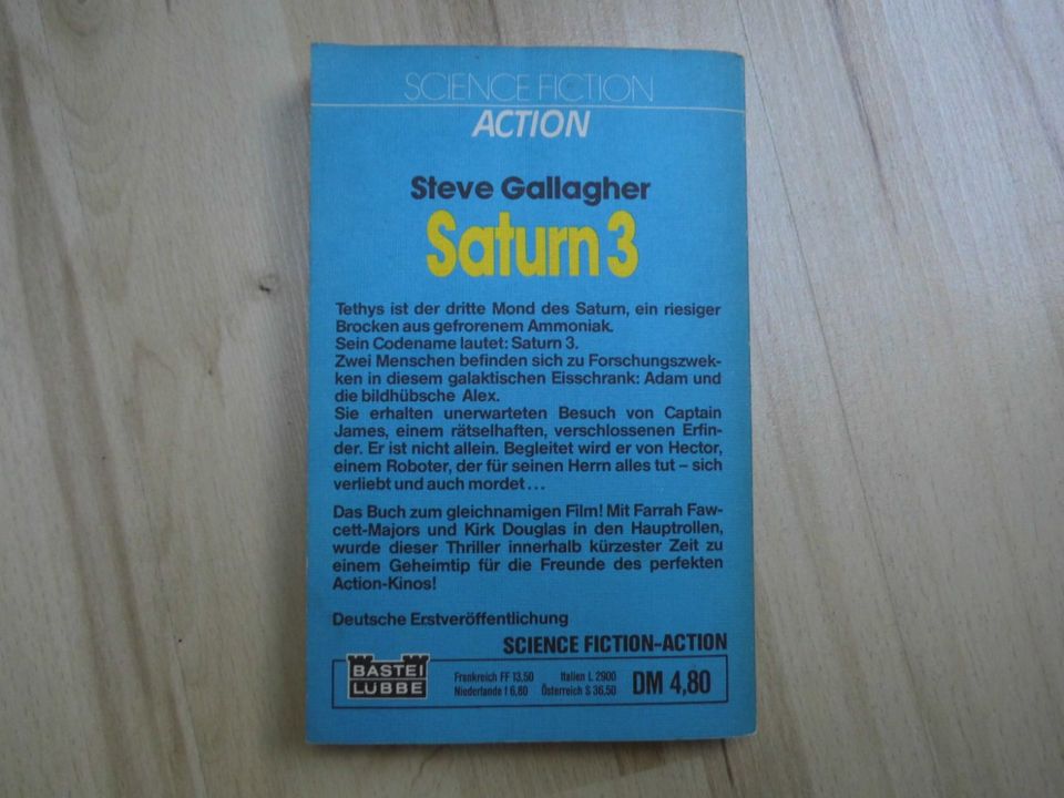 Saturn 3 – Steve Gallagher – Science Fiction – 1980 in Wesel