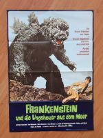 FRANKENSTEIN und die Ungeheuer aus dem Meer - Kinoplakat A1 -1969 Hessen - Bensheim Vorschau