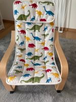 Ikea Poäng Kinderstuhl mit Dinobezug München - Allach-Untermenzing Vorschau