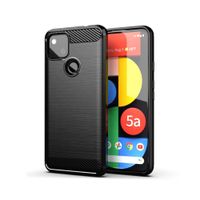 Google Pixel 5a Schutzhülle Silikon Case Carbonlook schwarz Cover Bayern - Burgheim Vorschau