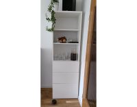 Ikea Besta Regal weiß, wie neu, zwei Schubladen, Tür und Böden Mühlhausen - Stuttgart Neugereut Vorschau
