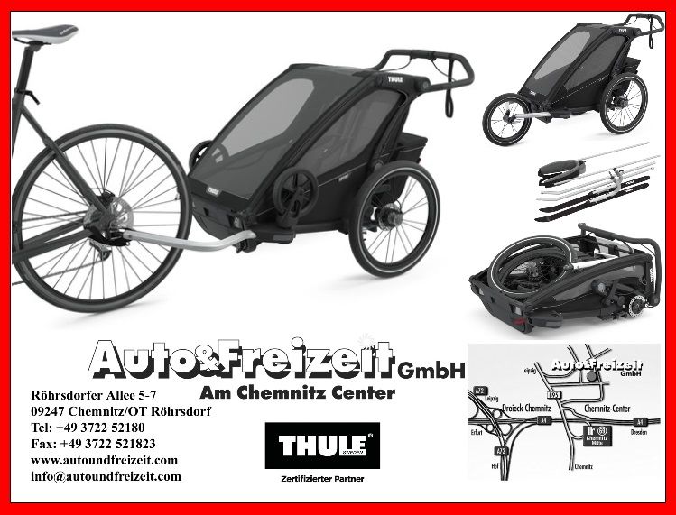 THULE CHARIOT SPORT 1 BLACK * Multisport- & Fahrradanhänger NEU in Röhrsdorf