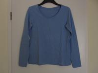 Shirt Langarm hellblau Baumwolle Gr. M Schleswig-Holstein - Trittau Vorschau