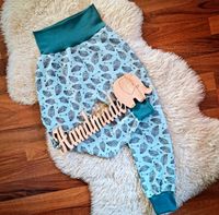 ❤️ NEU HANDMADE KINDER HOSE SWEAT FEDERN MINT 128 Baden-Württemberg - Schelklingen Vorschau