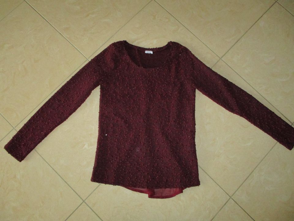 Pimkie Pullover Gr. XS  weinrot in Kunreuth