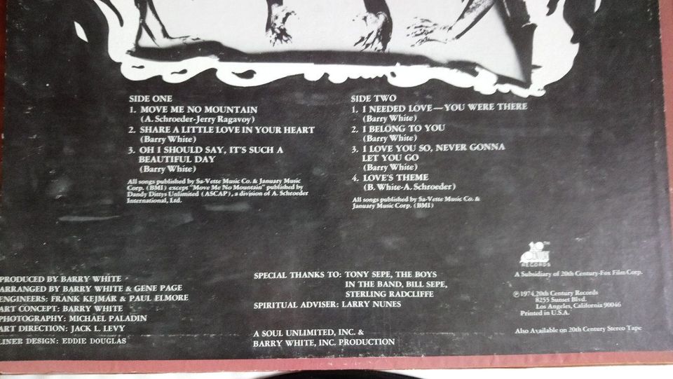 Love Unlimited (Barry White) - In Heat (1974) / US Vinyl in Berlin