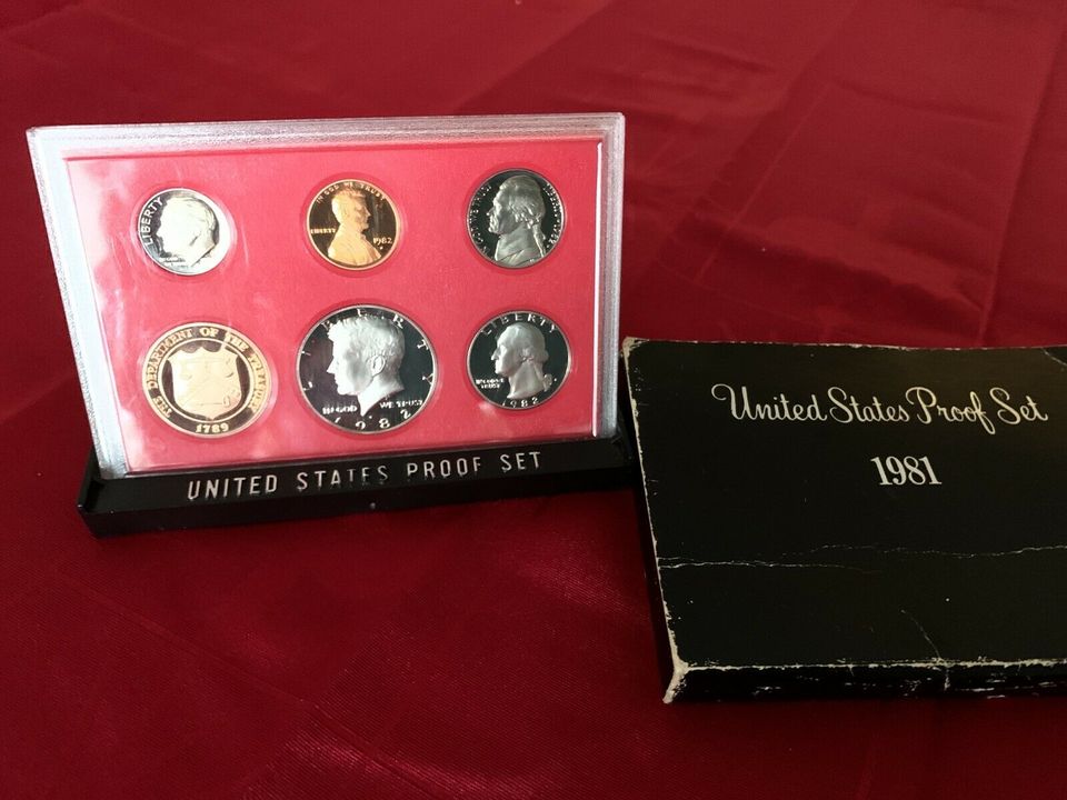 Münzen United States Proof Set 1981 in Dannstadt-Schauernheim
