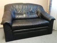 2er Sofa schwarz Leder Nordrhein-Westfalen - Emsdetten Vorschau