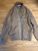Zara Man Jacke M braun Bomberjacke  Übergangsjacke Leinen Hessen - Bad Homburg Vorschau