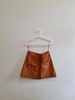 minirock lederrock cognac 36/s h&m wildleder Süd - Niederrad Vorschau